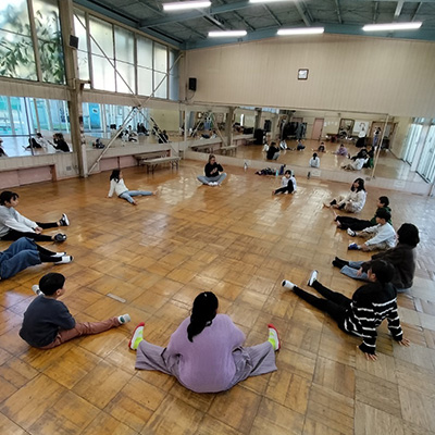 PE with kids