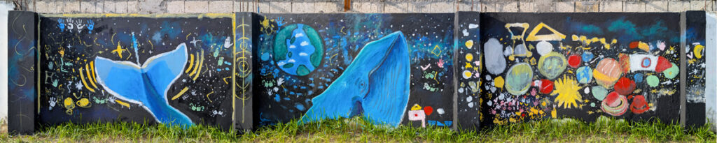 mural made by kids